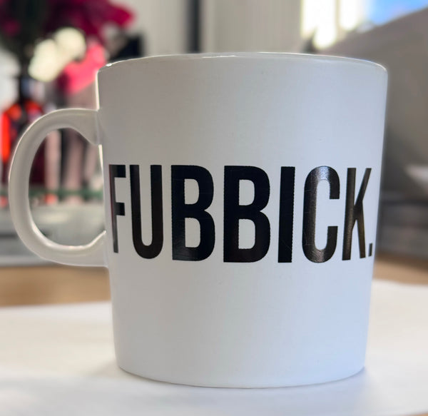 FUBBICK. Mugg [Svarta / vita]