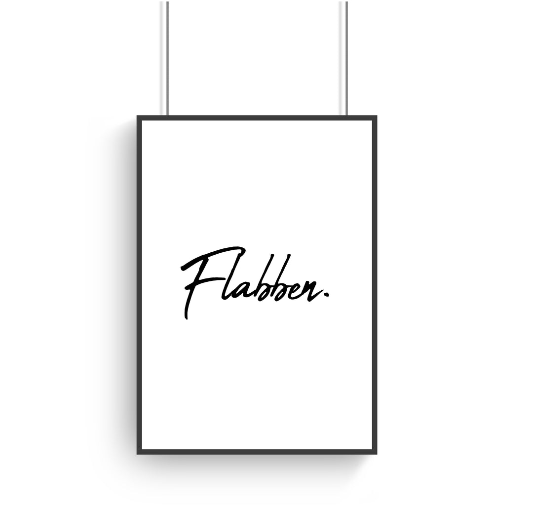FLABBEN. [POSTER] – jävlamög