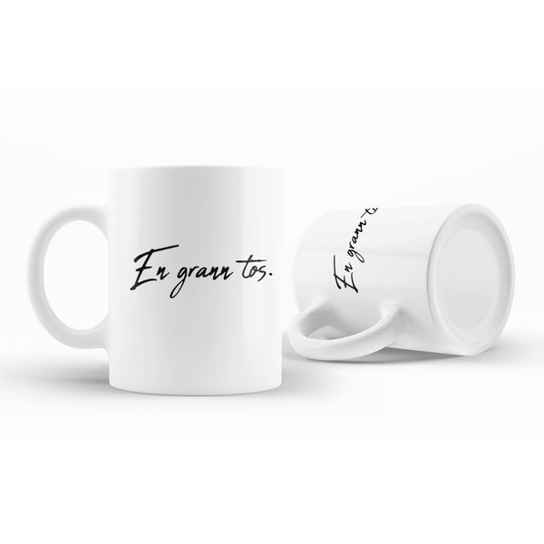 Grann Tös. Mugg [Svarta / vita]
